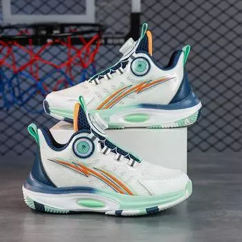 Модные детские баскетбольные кроссовки для детей, спортивные, студенческие, для тренировок на открытом воздухе, для мальчиков, полевые, дышащие, мужские, оригинальные, спортивные, баскетбольные кроссовки 33