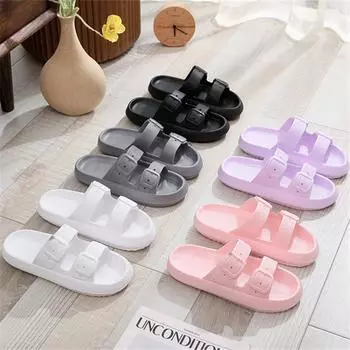 Fashion Ladies New Slippers Fashionable and Simple Summer Indoor and Outdoor Wear Light and Solid Color Flip-flops Non-slip 36-37 розовый