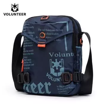 Fashion Large Capacity Shoulder Messenger Bag Men Bag Portable Outdoor Backpack Oxford Cloth Men s Bag Work Clothing Canvas Bag Royal Blue (small 18*9*25)