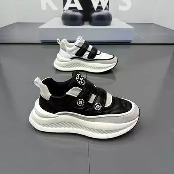 Fashion Latest Men s Fashion Casual Skateboarding Shoes Spring and Autumn Thick Bottom Comfortable Youth Running Sports Shoes sneakers 39 красный