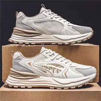 Мода Последние модные мужские повседневные туфли с сеткой для весны и осени дышащие и удобные для подростков беговые спортивные туфли 39