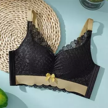 fashion Latex temperature change function inner anti-sagging upper support secondary breast adjustment unk girlfriend bra 70B