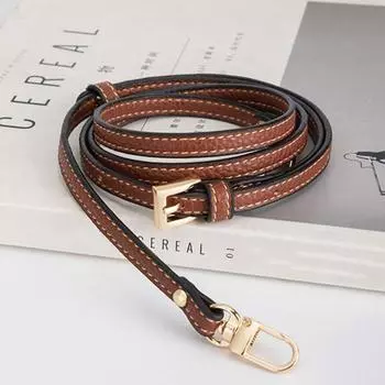 Fashion Leather Shoulder Strap Mini Bag Belt Crossbody Bags Accessories Handbag Replacement Straps DIY Parts коричневый