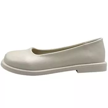 Fashion Leather Women s Mary Jane Shoes Designer Soft-soled Low Heel Flats Female Spring Autumn New Designer Shoes for Women 35