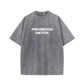 Fashion Letter Print T-shirt Loose Casual Top Printed Letter Cotton T-shirt Top Gray + White XL