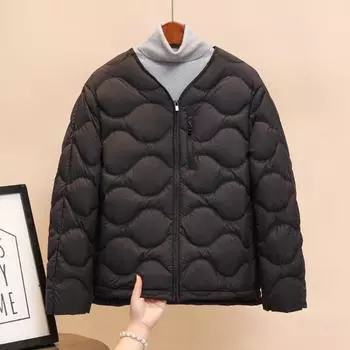 Fashion light down jacket women s 2024 autumn and winter new fashion versatile casual light thin short coat winter clothing S