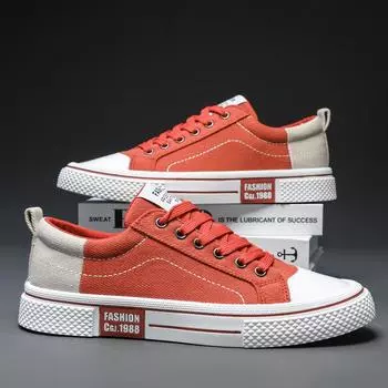 Fashion Lightweight Men s Canvas Shoes New Fashion Sneakers For Men Comfort Casual Shoes Outdoor Vulcanized Shoes Flat Walking Male 39 бежевый