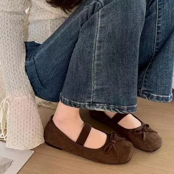 Fashion lightweight retro ballet style light mouth single shoes women s 2025 new spring and autumn skirt French Mary Jane shoes 35 серый