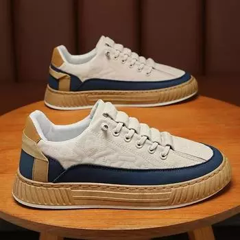 Модные люксовые брендовые мужские кроссовки, модная дизайнерская повседневная обувь, удобная обувь на платформе для мужчин, обувь для уличного скейтбординга, теннисные туфли для мужчин 39 бежевый