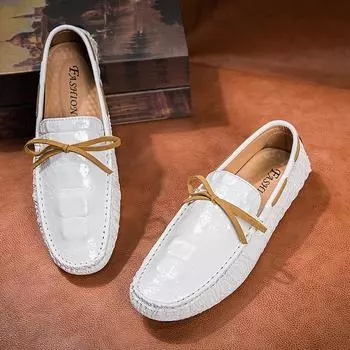 Fashion Luxury Loafers Shoes Mens 2024 Spring Classic Comfy Man Flats Moccasin Fashion Shoes Men Slip-on Boat Shoes For Men Casual Shoes 39