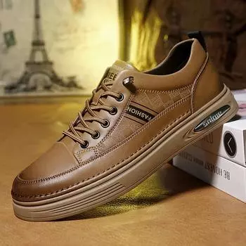 Модные роскошные мужские туфли из натуральной кожи, дышащие повседневные деловые туфли, классические нескользящие износостойкие плоские дизайнерские туфли-оксфорды 38 чёрный