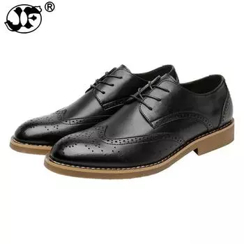 fashion luxury men s leather shoes wedding Business dress shoe for young man Nightclubs Carved shoes ghn 6