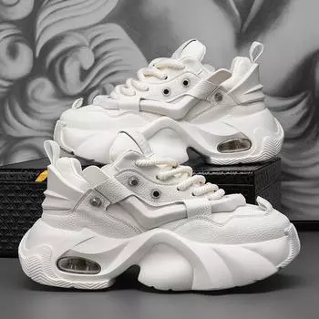 Fashion Luxury New Spring and Autumn Season Elevated Shock Absorbing Morning Running Sneakers for Men s Lightweight Trendy Casual Shoes 39