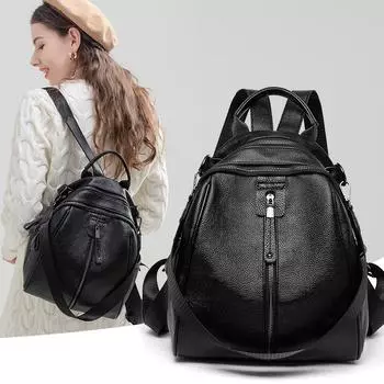 Fashion Lychee Print Backpack Women s Bag Simple Spring Large Capacity Backpack Leisure Commuting