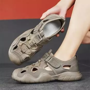 Fashion Male Shoe Outdoor Non-slip Summer 2024 Men s Sandal Open Toe Trend Styles on Offer 39 Comfortable Stylish New Low Price Japanese 39