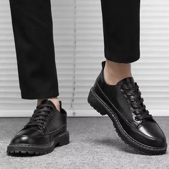 Fashion Man Casual Shoe Black Dress Formal Business New In Leather Shoes for Men Legitimate Luxury Sale Shipping Free Elegant Social Pu 39