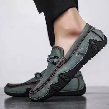 Fashion Man Casual Shoe Slip-on Loafers Leather Shoes for Men Retro Size 45 Common Designer Shipping Free Sale Luxury Elegant Low Price 38