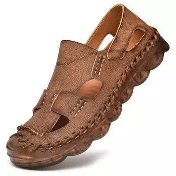 Fashion Man Sandals Soft Shoes for Men Hole Breathable Clearance Sale Casual Wholesale Luxury H Number 41 Non-slip Stylish Daily Use 39 38