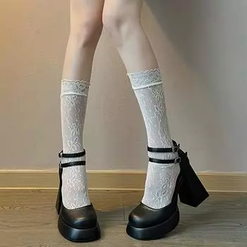 Fashion Mary Jane Shoes for Women 2024 New Spring and Autumn Thick Heel High Heels Waterproof Luxury Brand Women s Shoes High Heels 34 бежевый