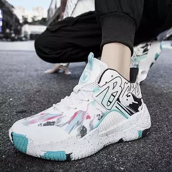 Fashion Men Basketball Shoes Athletic Field High-Quality Male Training Basketball Boots Brand Women Breathable Wearable Tennis Sneakers 35