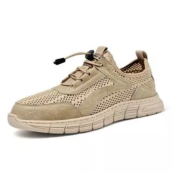 Fashion Men Casual Shoes Luxury Brand Loafers Summer Breathable Comfort Slip-on Mens Driving Shoes lightweight Shoes Moccasins 38 чёрный