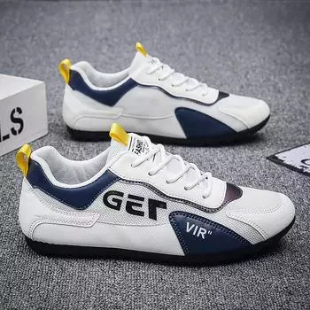 fashion Men Casual Tennis Shoe Summer Mesh Breathable Sports Shoe Outdoor Lightweight Comfortable Driving Shoes for Men Zapatos De Tenis 39