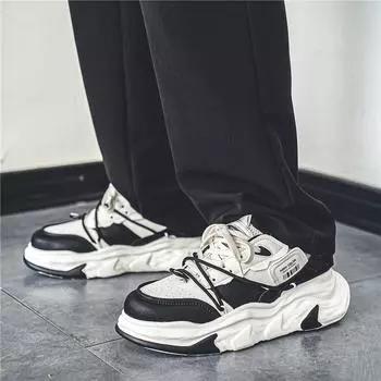 Fashion Men Loafers Light Leather Casual Shoes 2024 Autumn Male Outdoor Walking Shoes Comfortable Mens Sneakers Soft Loafers Men s Shoes 39 чёрный
