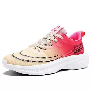 Fashion Men s and women s new breathable comfortable casual sports shoes fashion mesh walking vulcanized loafer fitness shoes 36