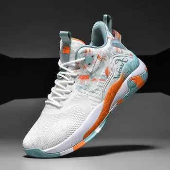 Fashion Men s Basketball Shoes Non-Slip Athletic Breathable Outdoor Sports Male Field Original Sneakers Training Student Basket Shoes 39