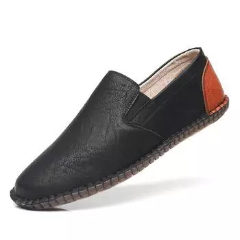 Fashion Men s Casual Shoes Fashion Men s Shoes Genuine Leather Men s Loafers Loafers Men s Flat Shoes Men s Driving Shoes 2024 New 38 хаки