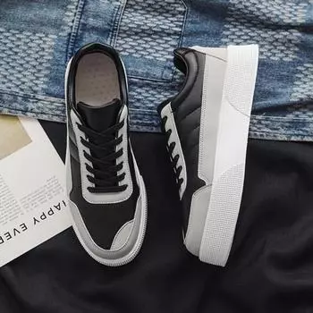 Fashion Men s Casual Sports Shoes Casual Running Leather Surface Board Shoes Fashion Designer Shoes Men White Sneakers Man Shoe zapatos 39 белый