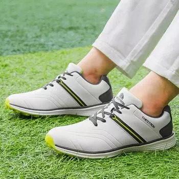 Fashion men s low-top lace-up casual shoes outdoor sports shoes four-season nail-free golf shoes 39