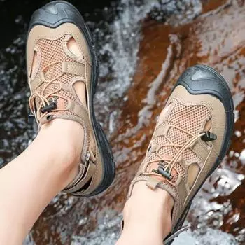 Fashion Men s Sandal Non-slip Pvc Hole Shoes Open Toe Outdoor Male Shoe New Arrival Big Size Adult V Number 41 on Offer Summer Sale 2024 39