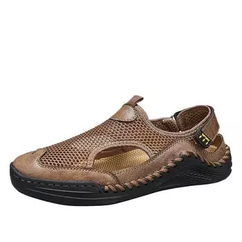 Fashion Men s sandals Summer shoes 2024 New plus size men s sandals Fashion casual outdoor beach slippers Breathable wading shoes 40