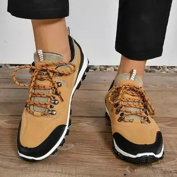 Fashion Men s Shoes 2024 Plus Size Lace Up Men s Vulcanize Shoes Outdoor Male Sneakers Mixed Colors Round Toe Low Heel Man Casual Shoes 38 светло-коричневого
