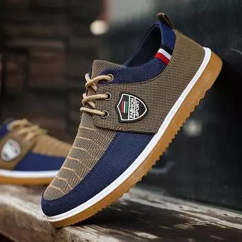 Fashion Men s Shoes Canvas Shoe Lightweight Soft Sole Male Sneakers for Men Comfort Vulcanized Shoes Big Size 47 Zapatos Hombres 39 синий