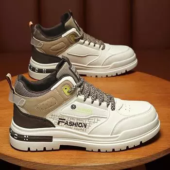 Fashion Men s Shoes Fashion High Top Sneakers High Quality Casual Shoes for Men Platform Ankle Boots Vulcanized Shoes Zapatillas Hombre 39