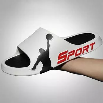 Fashion Men s Slippers Unisex flat Sandals Anti-slip PVC Durable sandalias Outdoor Beach Flip Flops for Men shoes women slides chanclas 36-37 красный