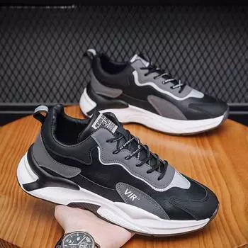 Fashion Men s Sneakers Antislip Wear-resisting Running Trainers Luxury Shoes for Men Vulcanized Male Tennis Shoes Zapatillas De Hombre 39