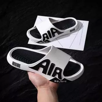 Модные мужские летние тапочки, противоскользящие, утолщенные, мягкие, из ЭВА, тапочки, пляжные шлепанцы для мужчин, удобная домашняя обувь, sandalias 36-37