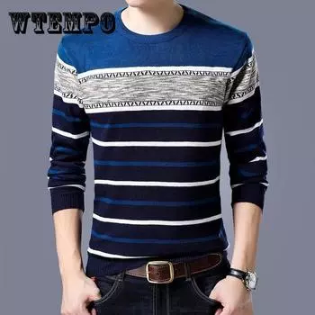 Модный мужской свитер Мужской Зимний мужской свитер Slim Fit Пуловер Мужской трикотаж Pull Homme Свитера XXXL