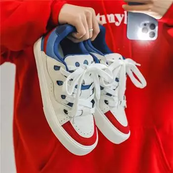 Модная мужская обувь Универсальные повседневные кроссовки Дышащие кроссовки Дизайнерская обувь для скейтборда Модная обувь для хлеба Zapatillas De Deporte 35