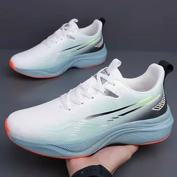 Fashion Men Shoes 2024 Autumn New Lightweight Breathable Outdoor Casual Sports Shoes Fashion Sports Shoes Youth Running Shoes Size 38-44 38 белый