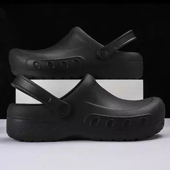 fashion Men Shoes 2024 Fashion Summer New Men s Slippers Closed Toe Mixed Colors Low-heeled Concise Casual Large Size Beach Slippers 40