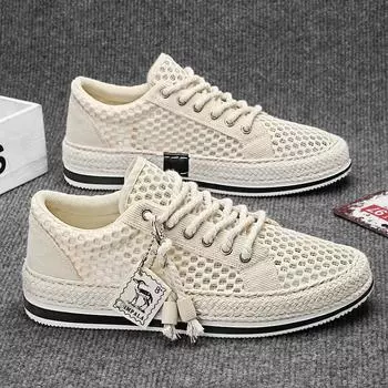 Fashion Men Shoes Casual Sneakers Summer Breathable Tennis Fisherman Outdoor Sports Designer Luxury Hiking Skateboard Work Loafers 39