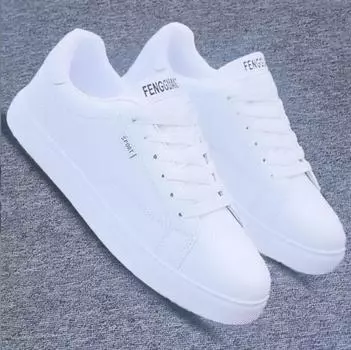 Fashion Men Shoes Sneakers 2024 New Summer White Fashion Board White Men s Zapatillas Hombre Chaussure Homme 39 белый