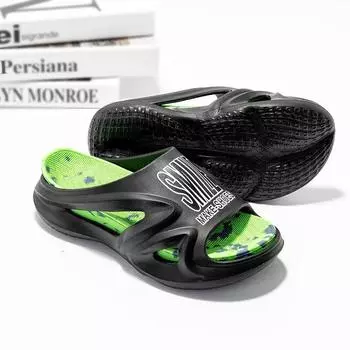 Модные мужские тапочки, удобные парные сандалии, нескользящие женские садовые туфли, летняя мужская повседневная обувь, поварская обувь, шлепанцы 36-37