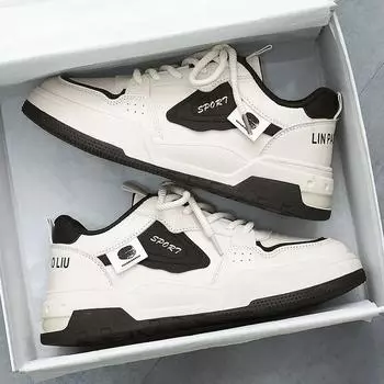 Fashion Men Sneakers Breathable Fashion Casual Shoe Outdoor Comfortable Sports Running Platform Lace-up Skateboard Shoes Tenis Masculino 39 коричневый