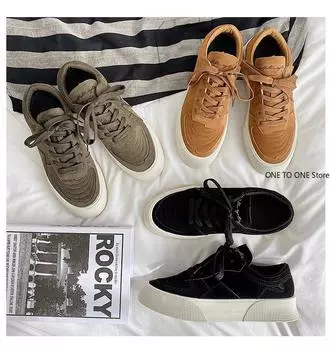 Fashion Men Sneakers Designer Men Shoes Trend Round Toe Skateboard Shoes Casual Walking Platform Men Vulcanized Footwear Tenis Masculino 39 хаки