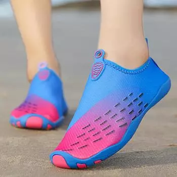 Модные мужские и женские босоножки для воды, пляжная обувь, быстросохнущие легкие спортивные сандалии для пар, универсальные мягкие тренировочные туфли 35-46 35 серый